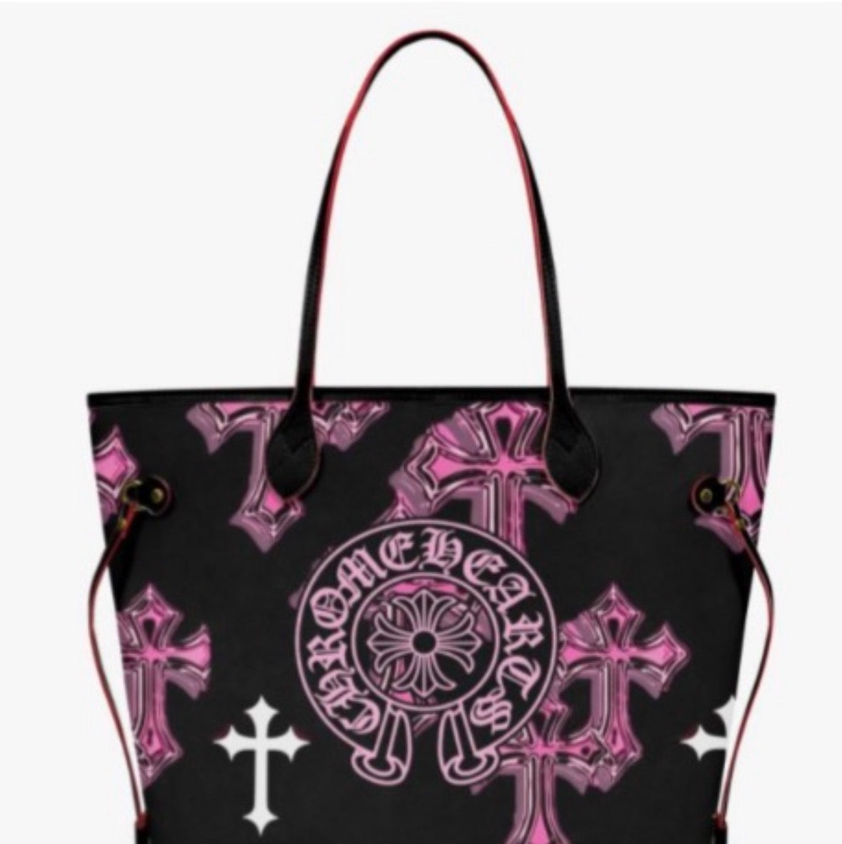 Midnight Chrome Hearts Tote